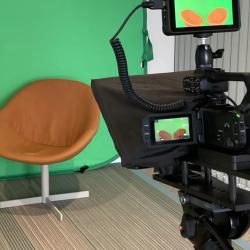 Green screen video camera