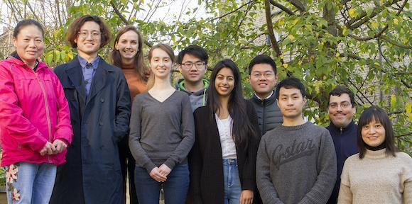 Hansong Ma (bottom right) and her research group