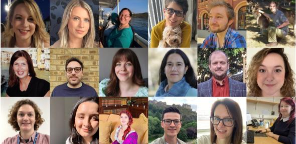 Some of the 2022 nominees A series of images, showing some of those shortlisted for awards. They each smile into the camera.
