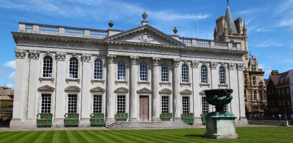 A photo of Senate House in the sunshine
